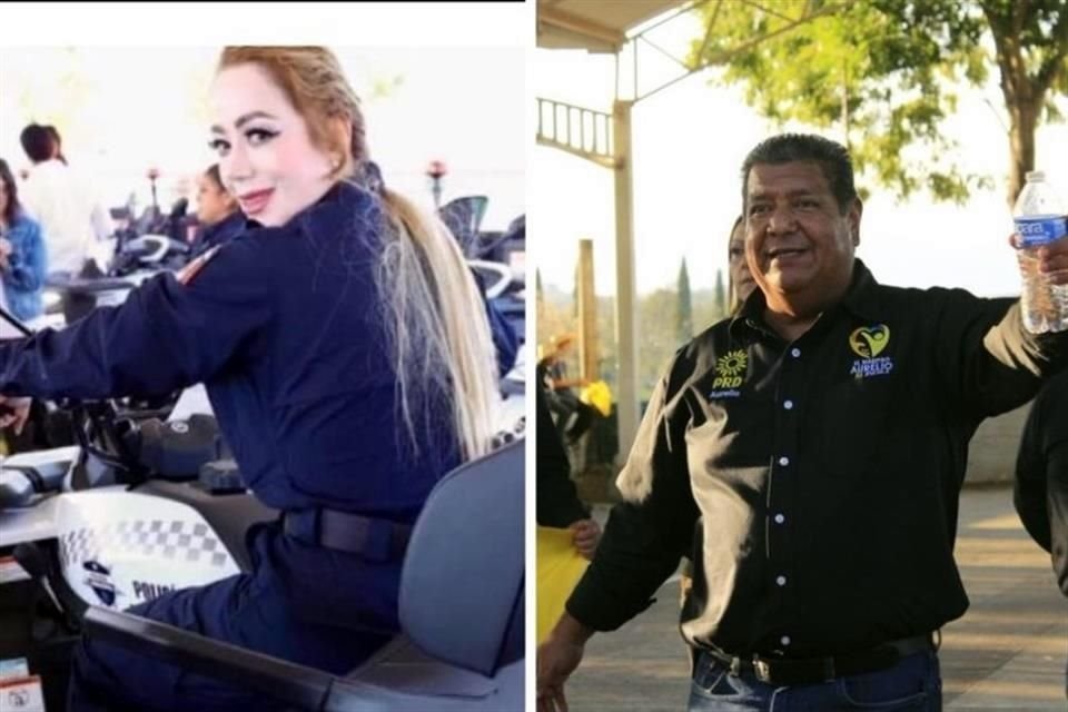 Lizbeth Romero (izquierda), titular de Seguridad de Angamacutiro, y Aurelio Santos (derecha), ex Edil de Cotija, fueron asesinados en Michoacán en hechos distintos.