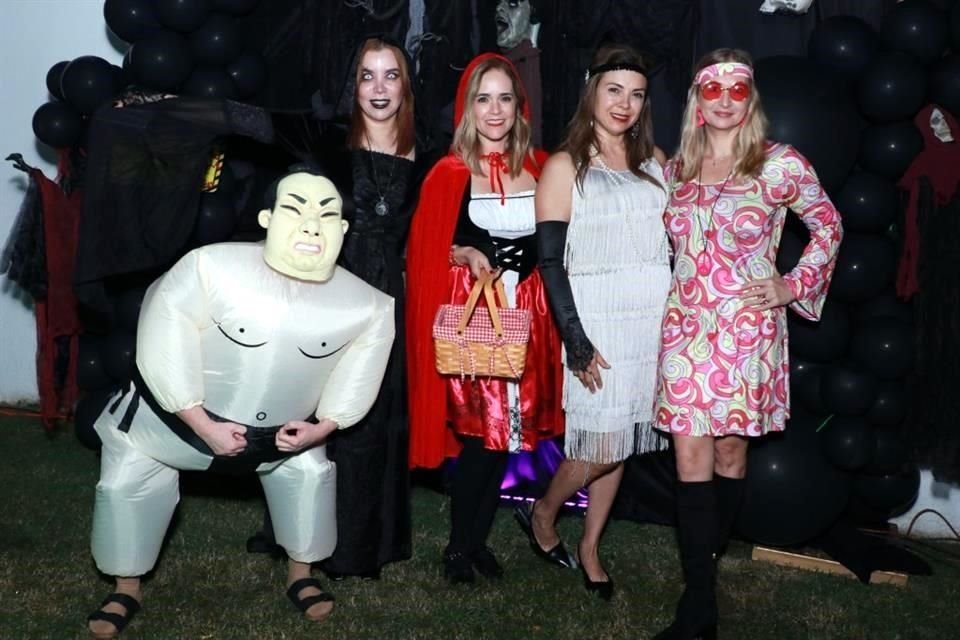 Yaya González, Adriana Tamez, Sandra Elizondo, Janella Luis y Maribel Möller