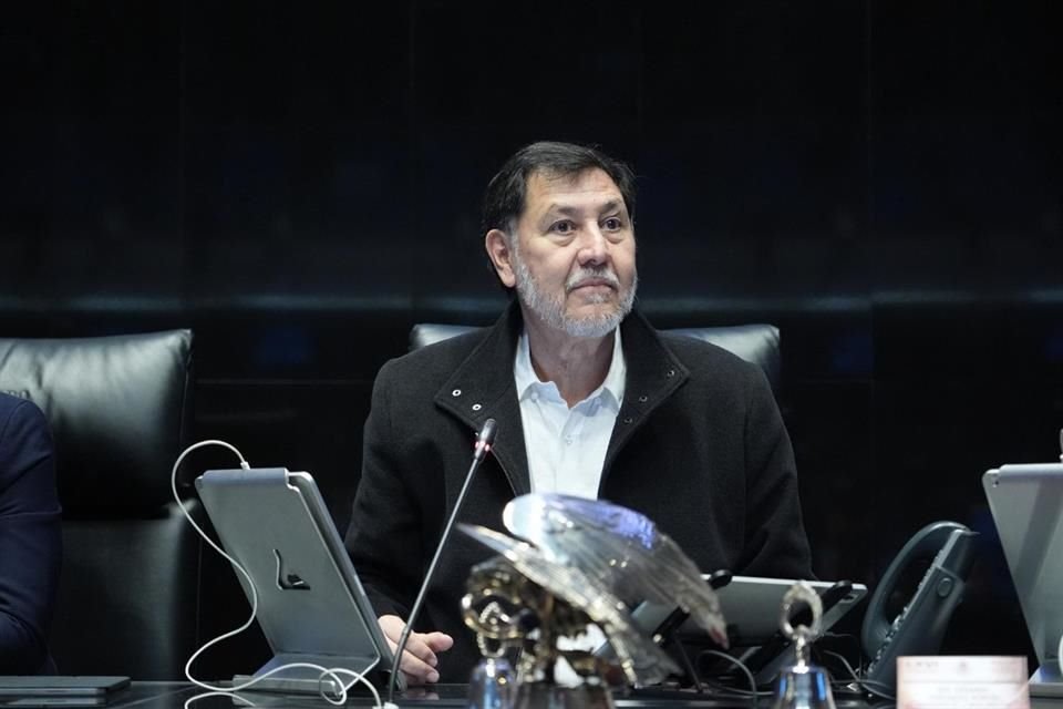 Gerardo Fernández Noroña, presidente de la Mesa Directiva del Senado.