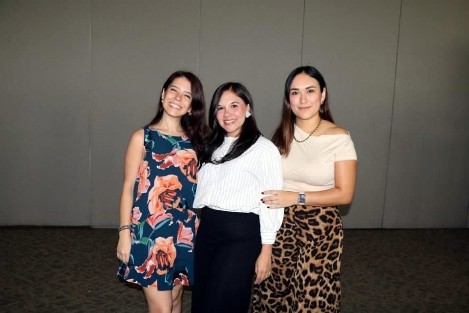 Andrea Díaz, Arantxa Nieto y Mariana Cruz