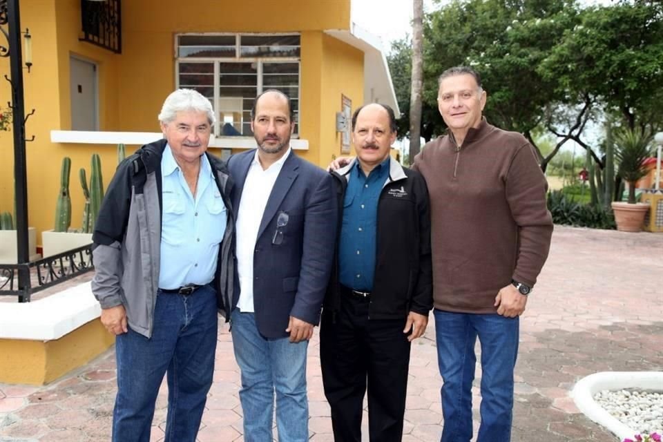 Ernesto Calvillo, Roberto Garza, José Juan Garza y Jorge Ovalle