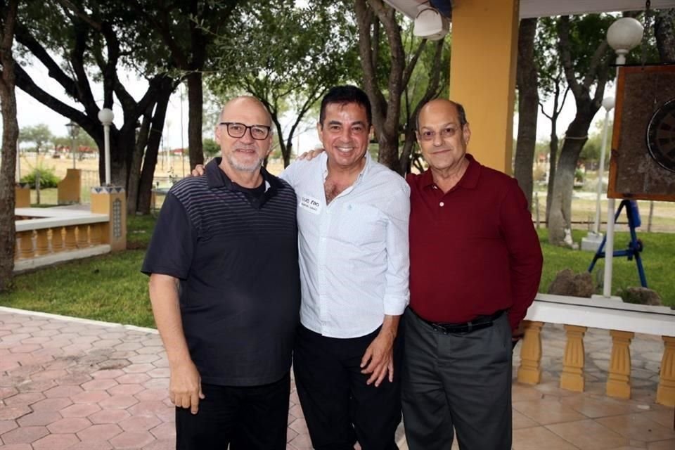 Guillermo Garza, Luis Fernando Martínez y Jesús Chapa