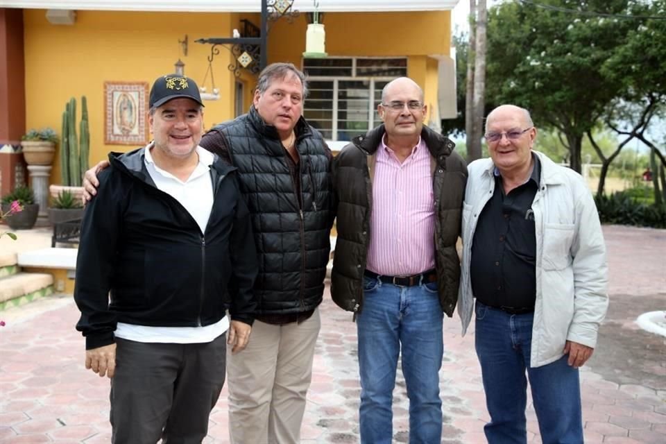 Fernando Martínez Alanís, Enrique Jaime Farías, Fernando Gómez y Gilberto Garza