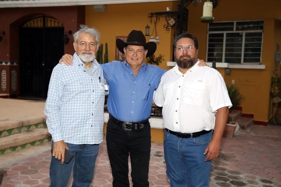 Sergio Aguirre, Jorge Montemayor y Rafael Ríos