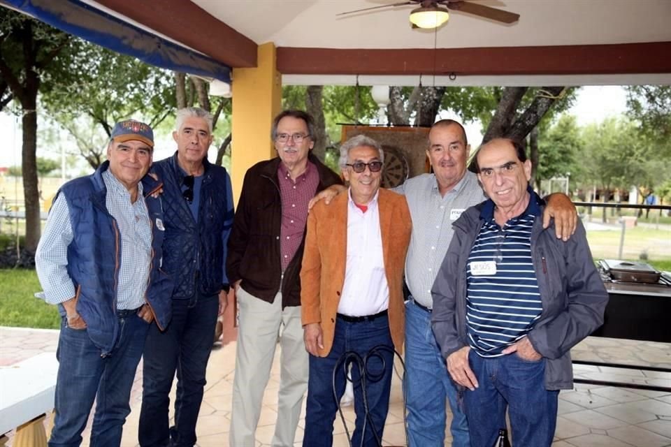 Pepe Caballero, Roberto Lara, Eduardo Sepúlveda, José Juan Martínez, Policarpo Elizondo y Jesús García