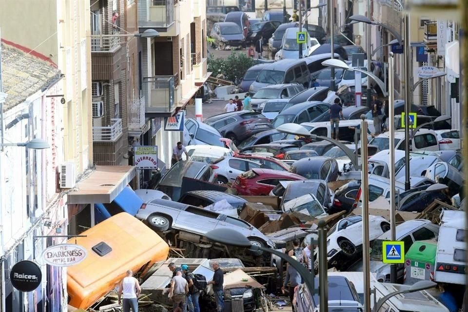 Las imágenes en Sedavi, comunidad de Valencia, son de no creer.