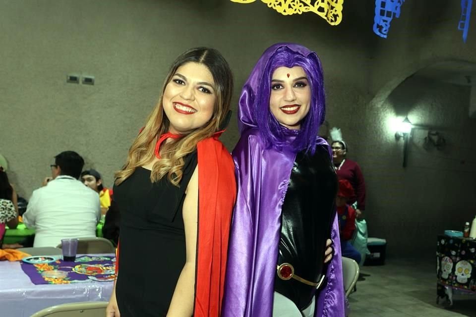 Diana Olmedo y Alma Garza