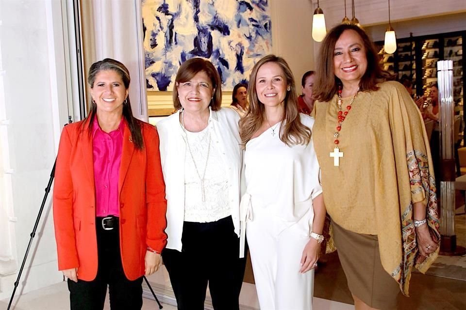 Martha Herrera, Cristina González Parás, Gaby Gutiérrez y Rosario Marín