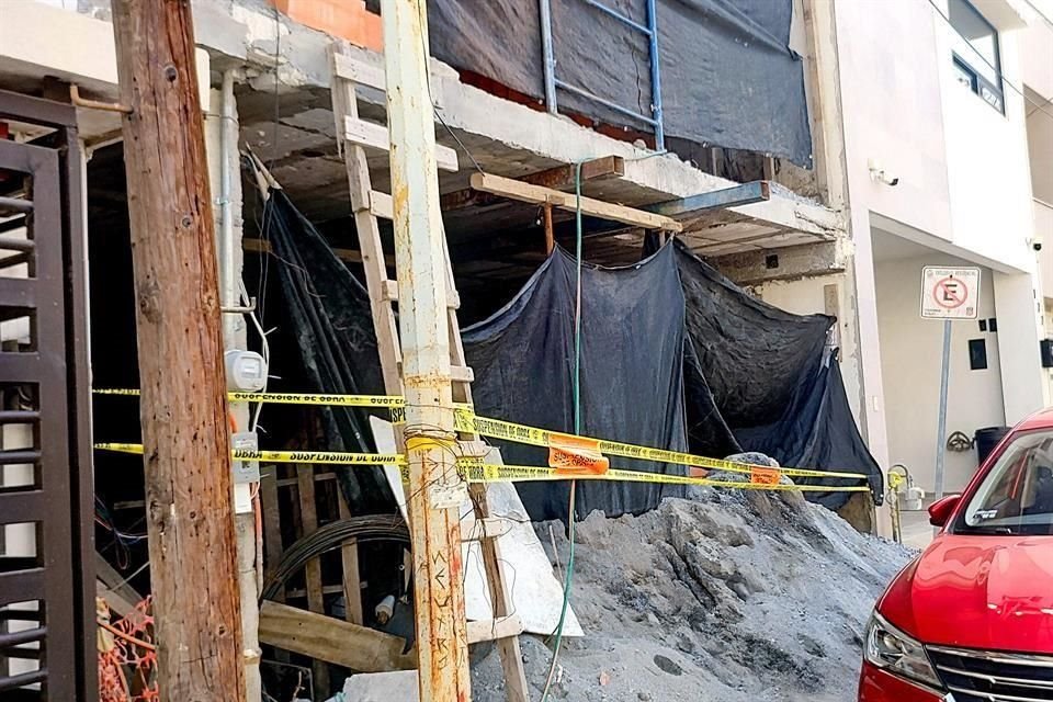 La Secretaría de Desarrollo Urbano paró la obra el 23 de octubre de este año.