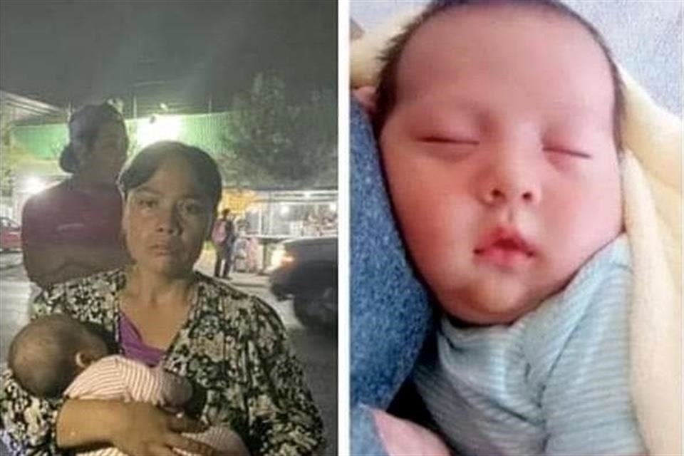 El pequeño Juan Carlos Sena Alemán fue arrebatado a su madre Esmeralda Alemán, quien carga a su otra hija