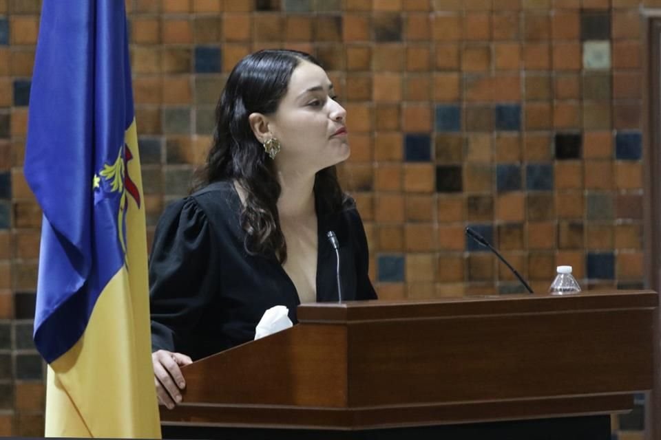 Tonantzin Elusay Cárdenas, de la bancada de Futuro en la Legislatura 64 del Congreso de Jalisco.