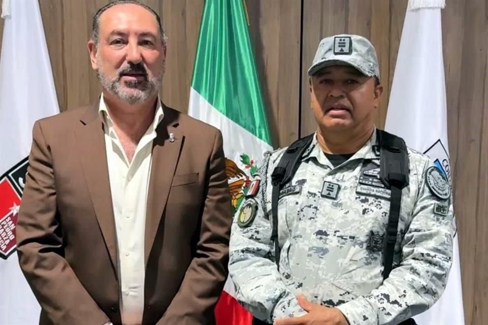 Los elementos de la Guardia Nacional llegaron ayer al Instituto de Formación y Perfeccionamiento Policial de San Pedro.
