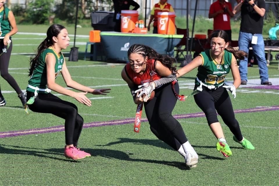 Acción en uno de los duelos de Finales Flag MFL