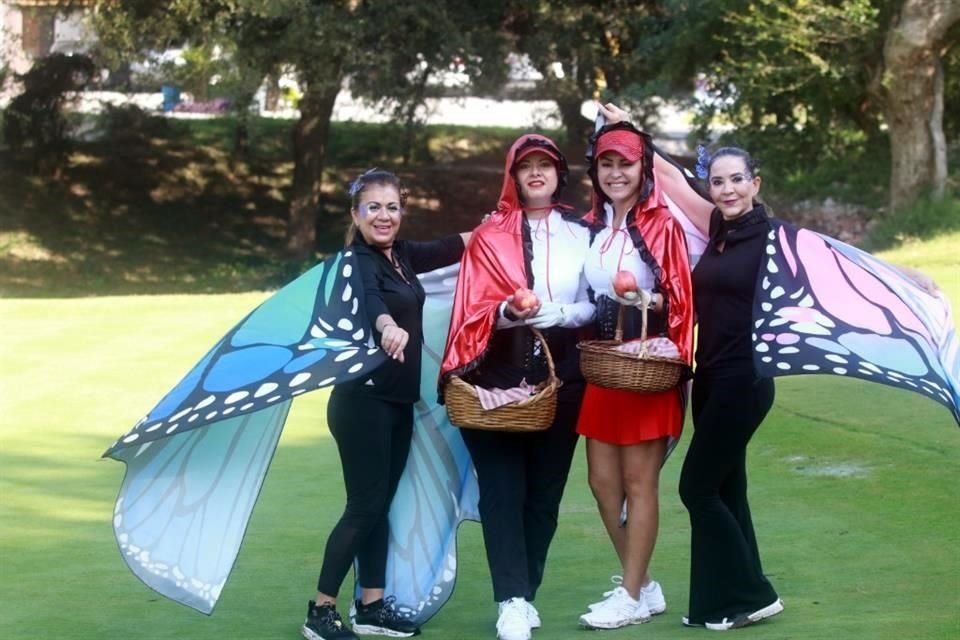 Martha Palacios de García, Magaly Garza, Trinidad Dávila de Torrecillas y Paty Palma