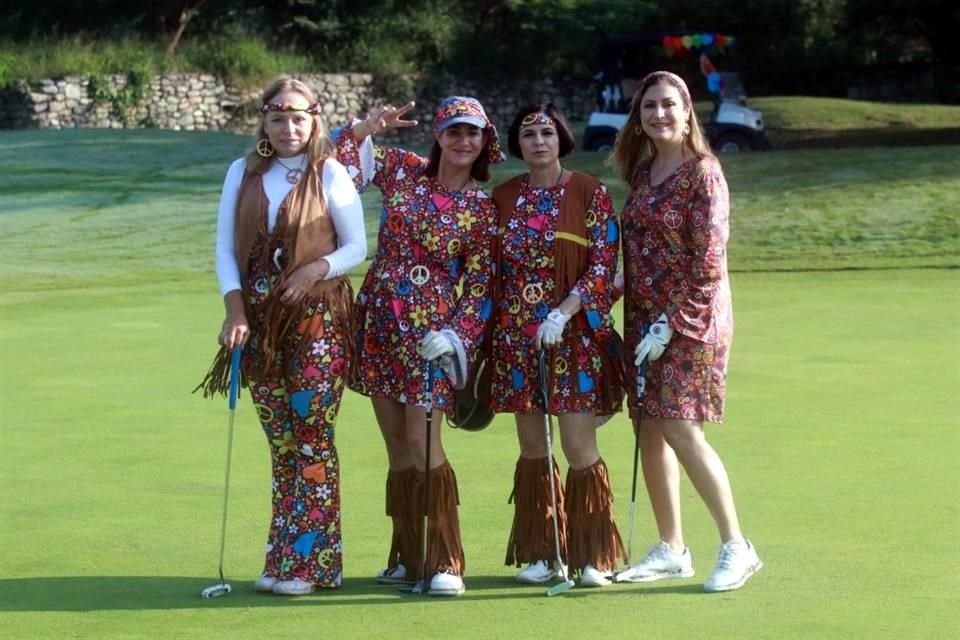 Patricia Berriozabal, Cristina Morales, Esthela García y María Elena Rodríguez