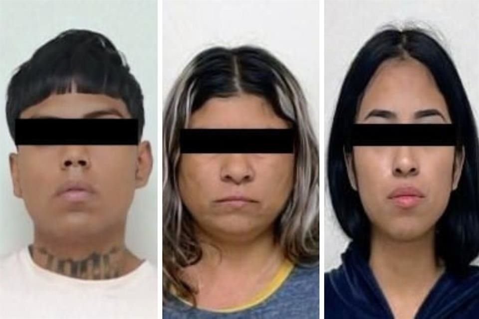 La Fiscalía mencionó que un juez de Control emitió las órdenes contra Karla, de 38 años; Yetzari, de 19 y Adolfo, de 18.