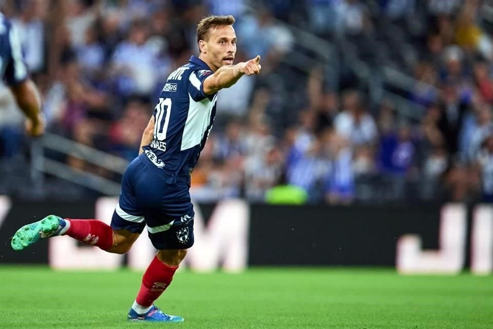 Sergio Canales ha hecho 15 goles en el 2024, lo que lo pone entre los mejores artilleros de la Liga MX.
