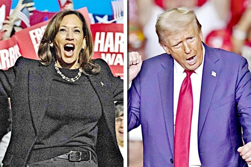 En su último día de campaña, Kamala y Trump estuvieron ayer en Pittsburgh.