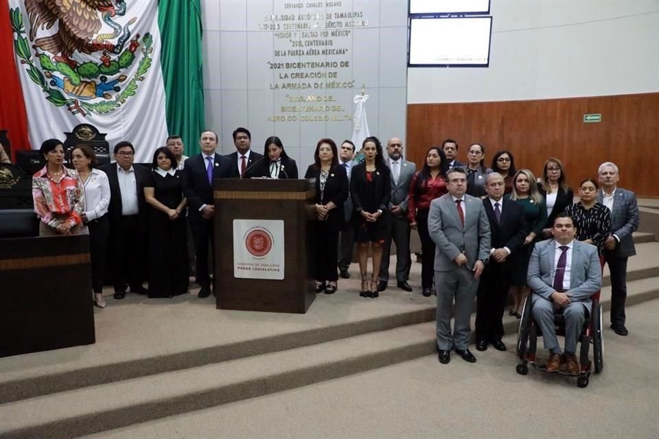 Diputados de todas las bancadas en el Congreso de Tamaulipas lanzaron el llamado para detener al agresor de Melanie de Jesús Barragán.