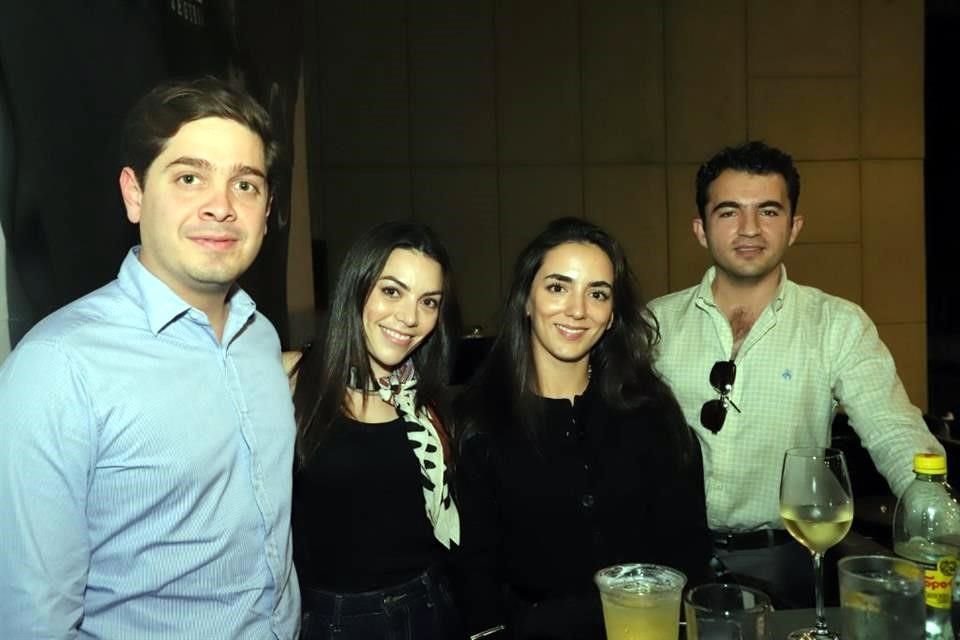 Gonzalo Garza, Lucia Guajardo, Megan Dalmau y Gerardo Flores