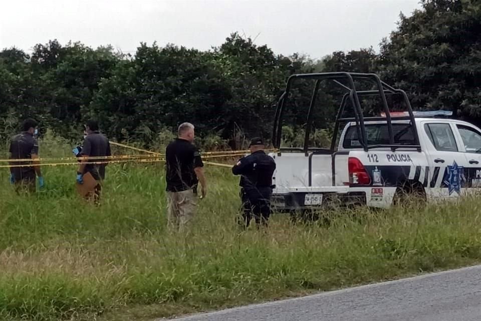 Al mediodía se reportó el hallazgo del cuerpo en el kilómetro 2 de la Carretera a la Presa Cerro Prieto.