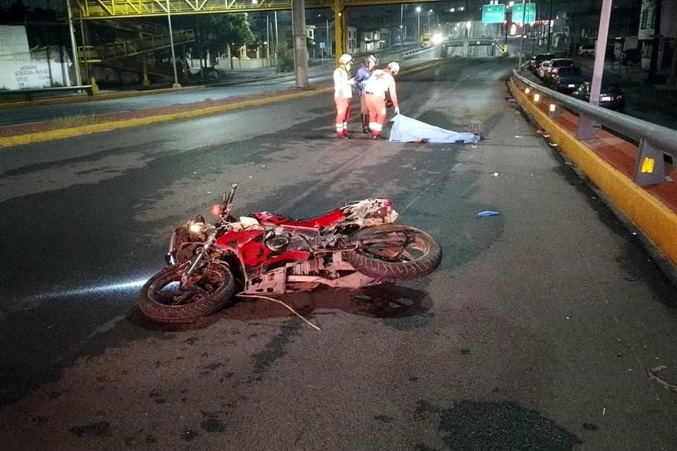 El accidente fue reportado alrededor de las 5:50 horas.