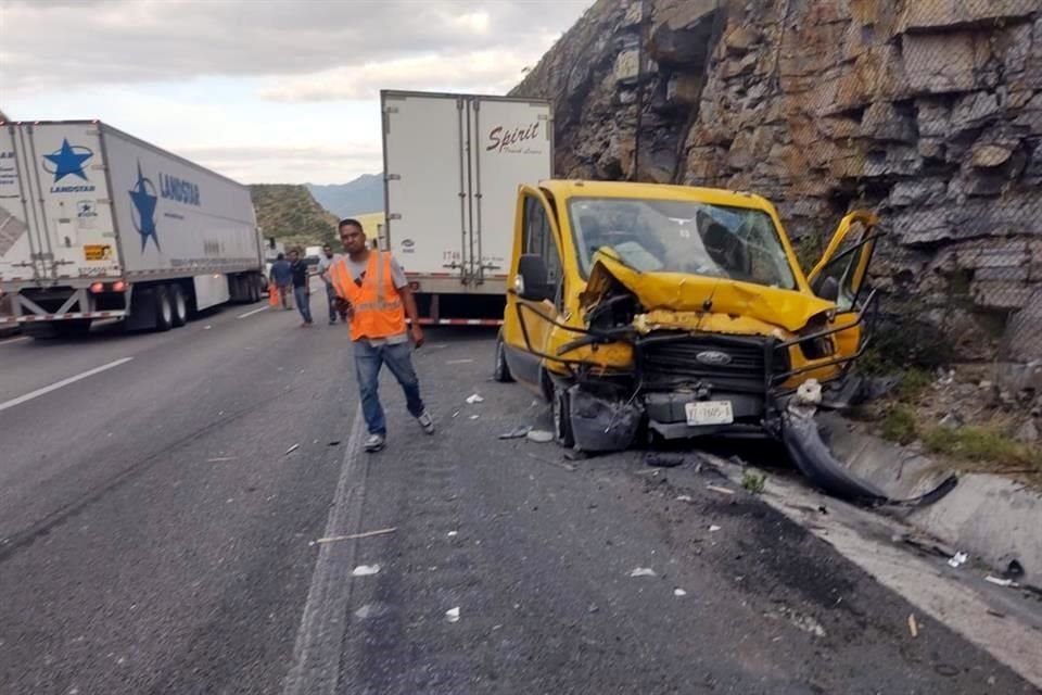 El accidente fue reportado alrededor de las 15:30 horas.