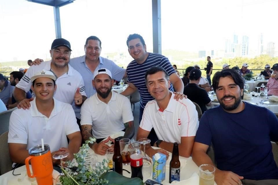 Juan Ramón Palacios, Adrián Cantú, Víctor González, Ricardo Treviño, Jonathan Orozco, Jared Borgetti y Osvaldo Cantú