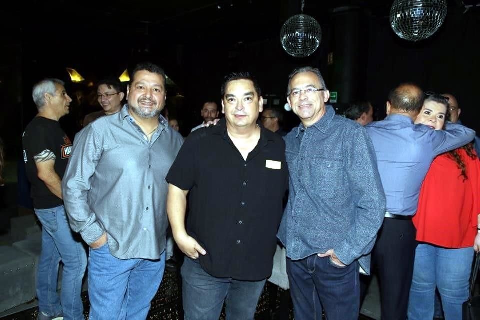 Mario Rodríguez, David Leal y Ricky Balderas