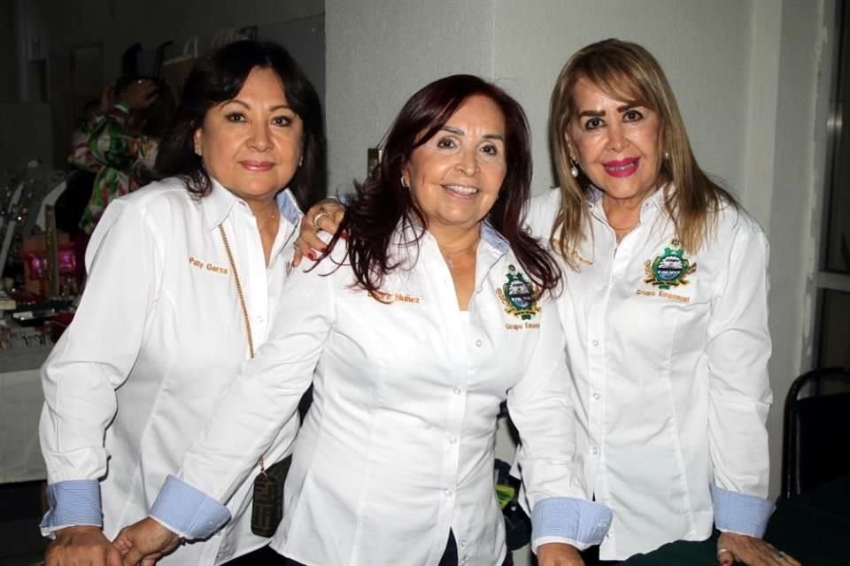 Paty Garza, Laura Núñez y Armandina Puente