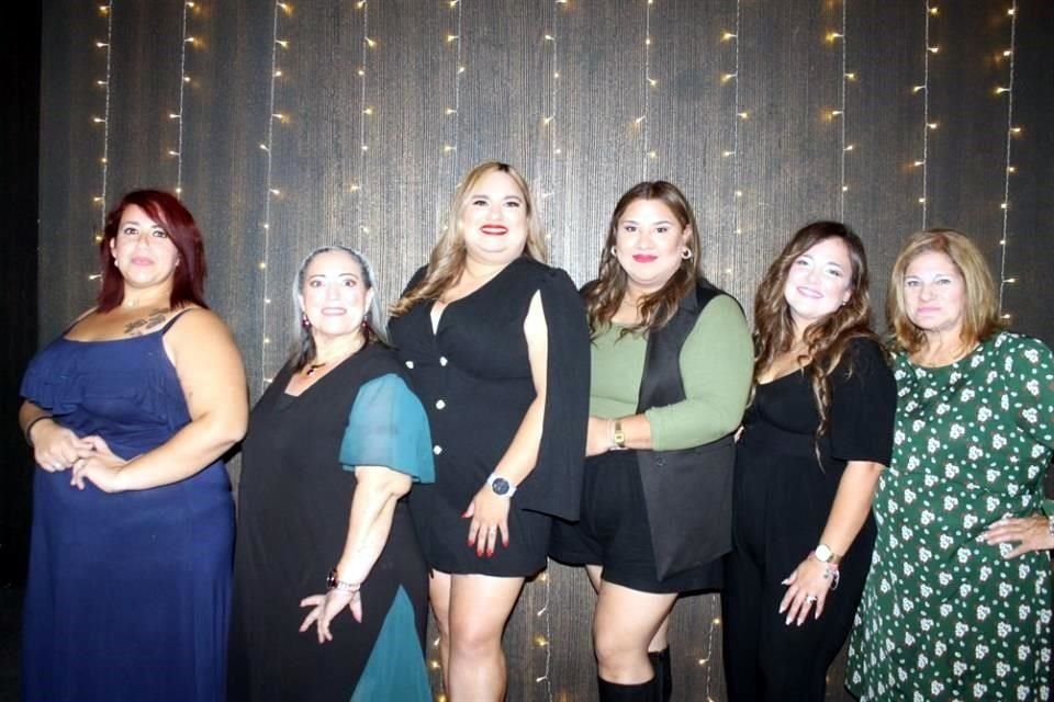 Abigail Ovalle, Mirthala Vela, Carolina Luna, Katia Luna, Artemisa Reyna y Artemisa Barajas