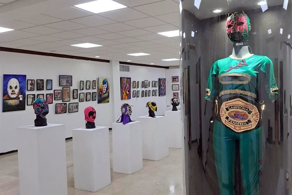 Algunas de las máscaras históricas de la Lucha Libre serán exhibidas en el lugar.