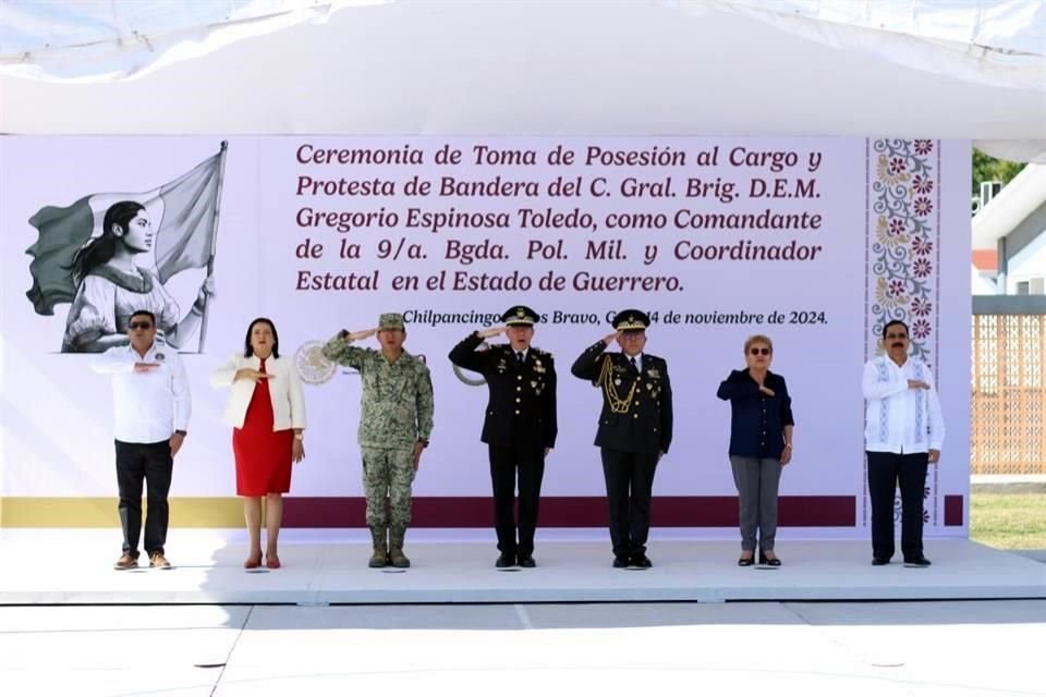 General Gregorio Espinoza Toledo tomó protesta como nuevo coordinador de Guardia Nacional en Guerrero; el séptimo en asumir cargo en 2 años.