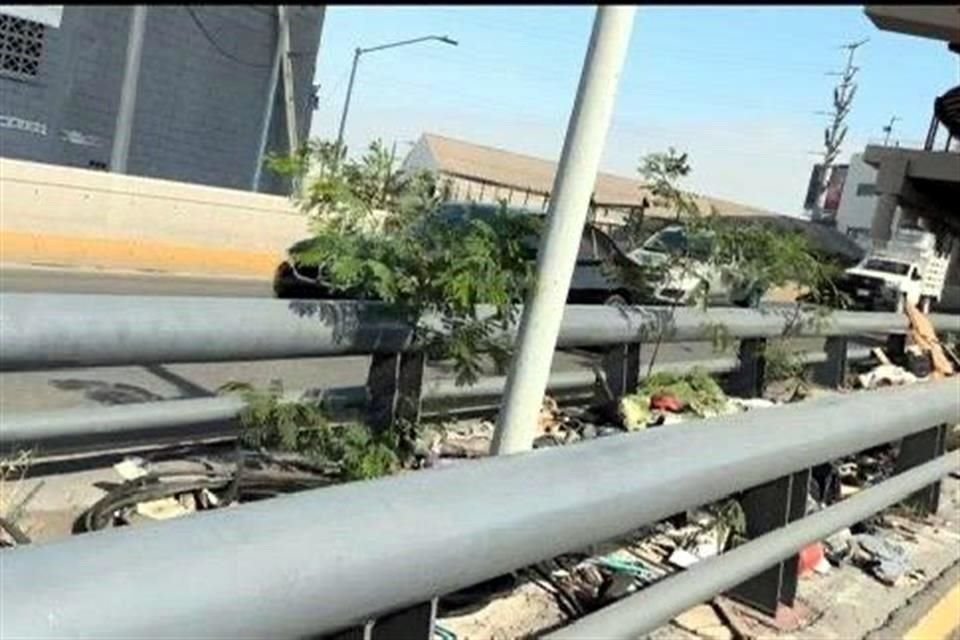 La zona ubicada por la Línea 3 es donde más desechos se presentan. 