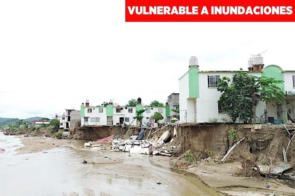 Varias colonias se encuentran en zonas cercanas a ríos y otros cauces de agua.