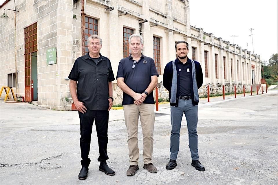 Fernando López (Izq. a der.), Roberto Rodríguez y Darío Saldívar.