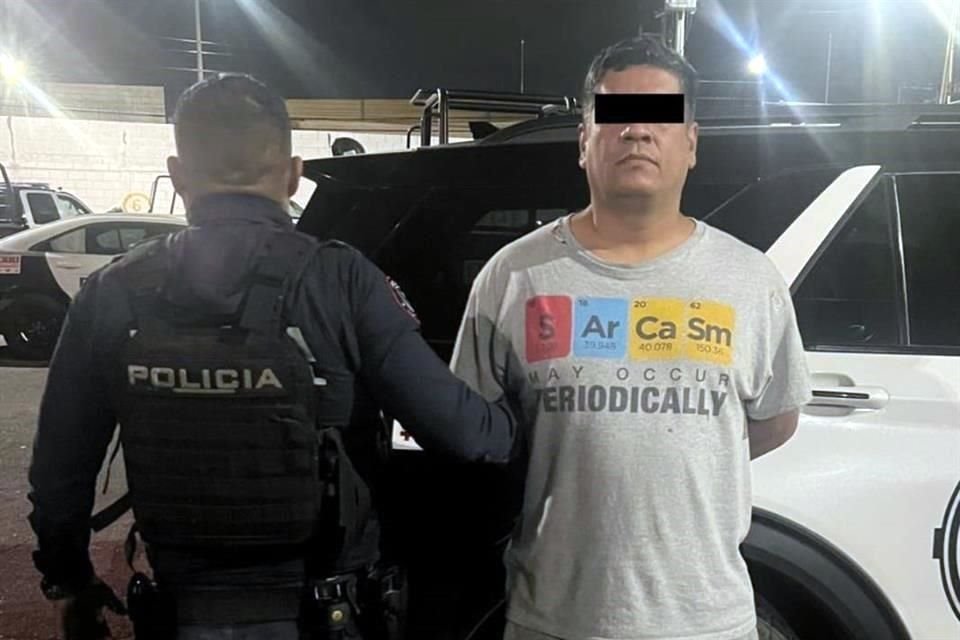 El detenido fue identificado como Américo, de 43 años.