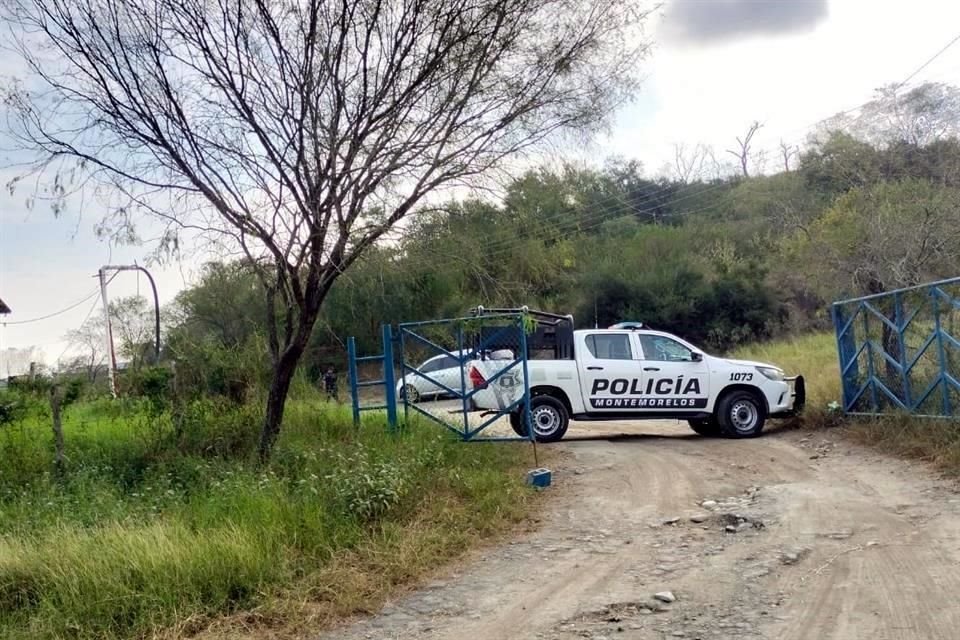 El hallazgo se realizó en la Hacienda La Española, ubicada por el Camino a Puerta La Boca, a unos dos kilómetros de distancia de su entronque con la Carretera Nacional.