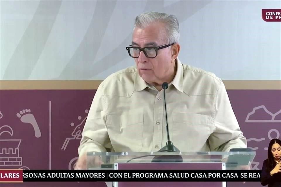 Rubén Rocha, Gobernador de Sinaloa (Morena), habló este lunes sobre los policías de Culiacán y los 14 detenidos del CDS en Cataluña, España.