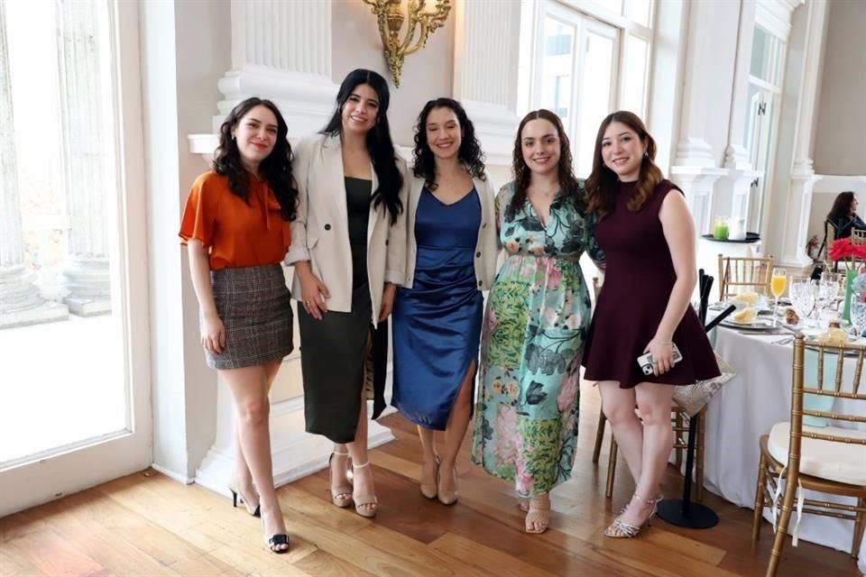 Diana García, Amara González, María Díaz, Johanne Dorantes y Sofía González