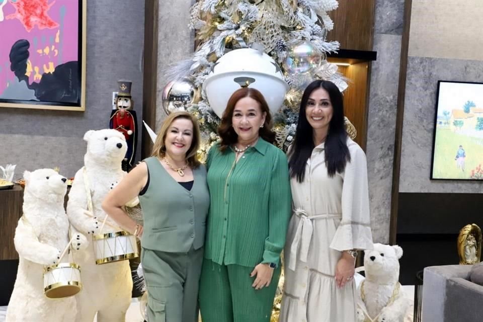 Silvia Cano de Garza, Gaby Garza de Morones y Rosy Lozano de Elizondo