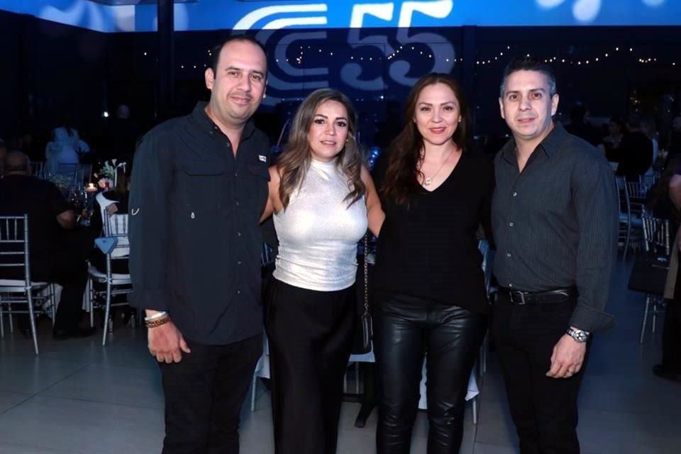 Jorge Vargas, Jéssica Hurtado,Priscila Garza y Luis Alberto Delgado