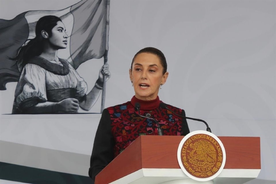 Sheinbaum agrupó en un paquete las tareas de los militares durante su discurso por 114 Aniversario de la Revolución Mexicana.