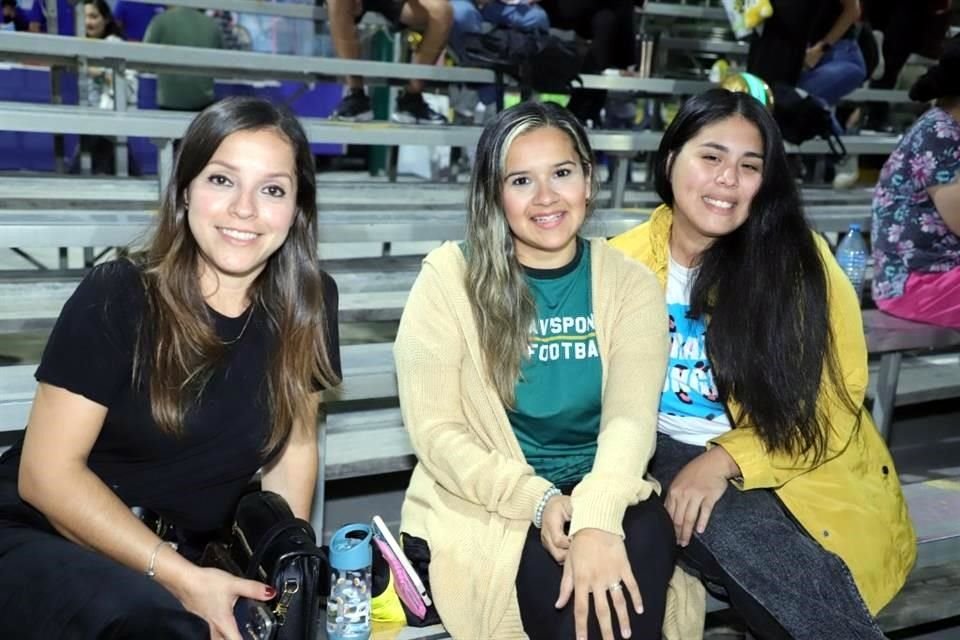 Marisol López, Paola Monsiváis y Jazmín Cabrales