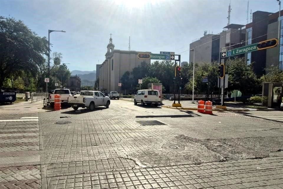 La circulación sobre la calle Zaragoza fue reabierta.