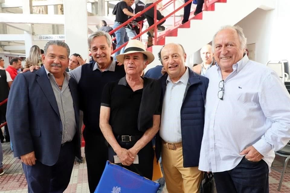 José Antonio Quiroga, Alfonso Villarreal, Eloy Cavazos, Gonzalo Zambrano y Federico Zambrano