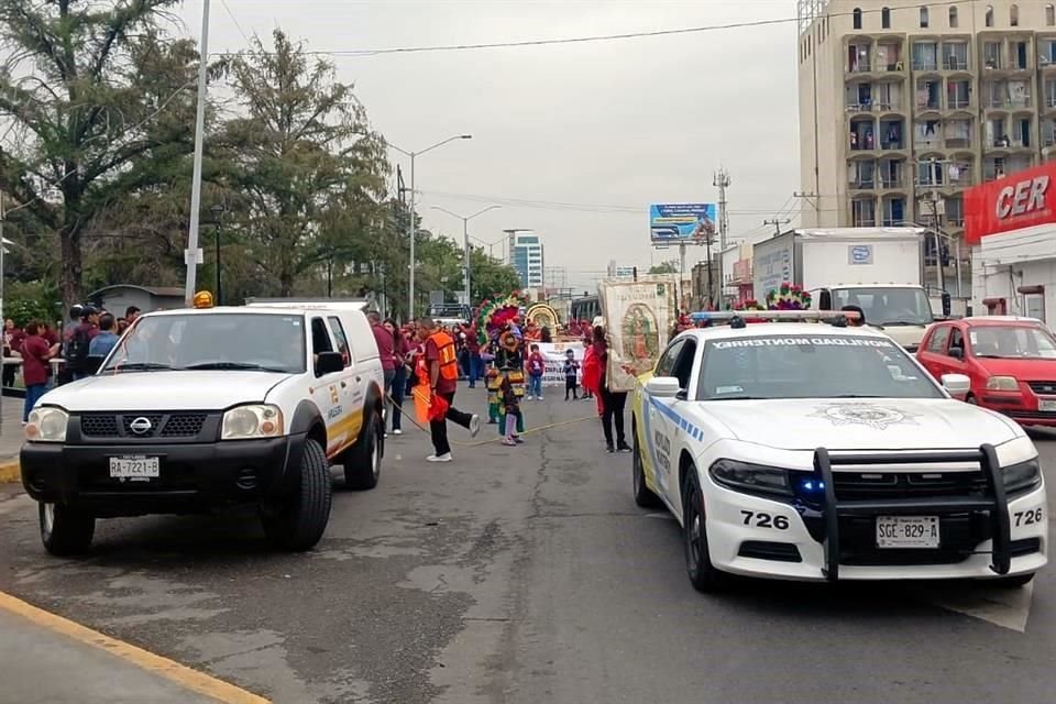 El Municipio instaló cinco puntos de salida autorizados para las peregrinaciones.