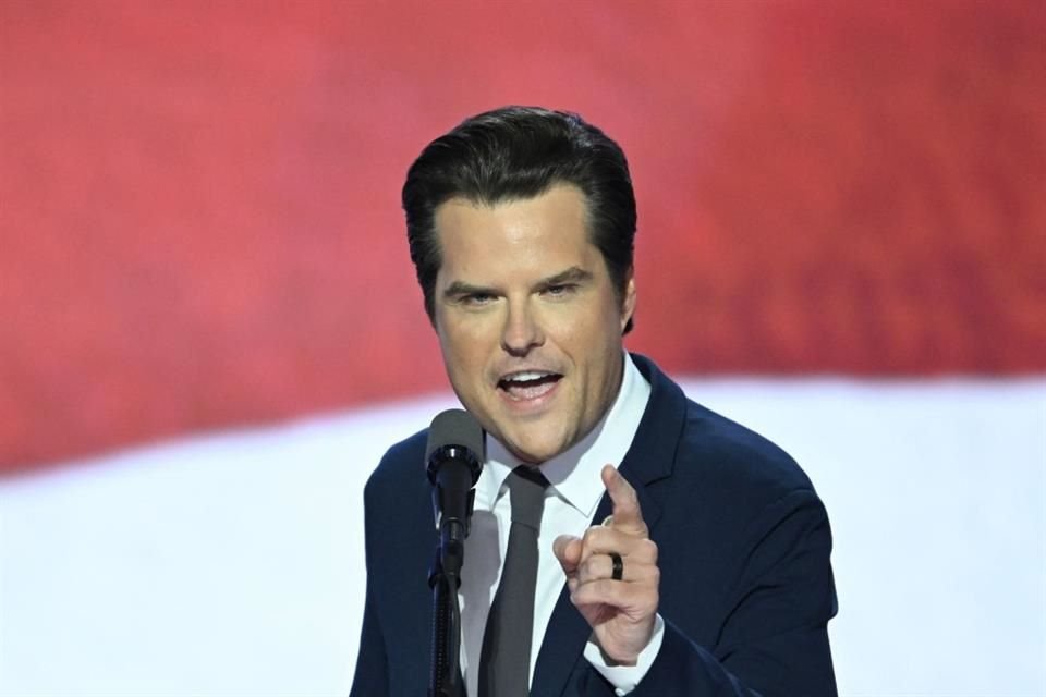 Matt Gaetz retiró este jueves su candidatura como elección del presidente electo Donald Trump para el cargo de secretario de Justicia,