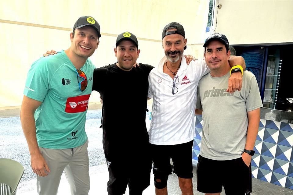 Luis Fernández, Kiko Cortés, Salvador Villarreal y Marcelo Guajardo