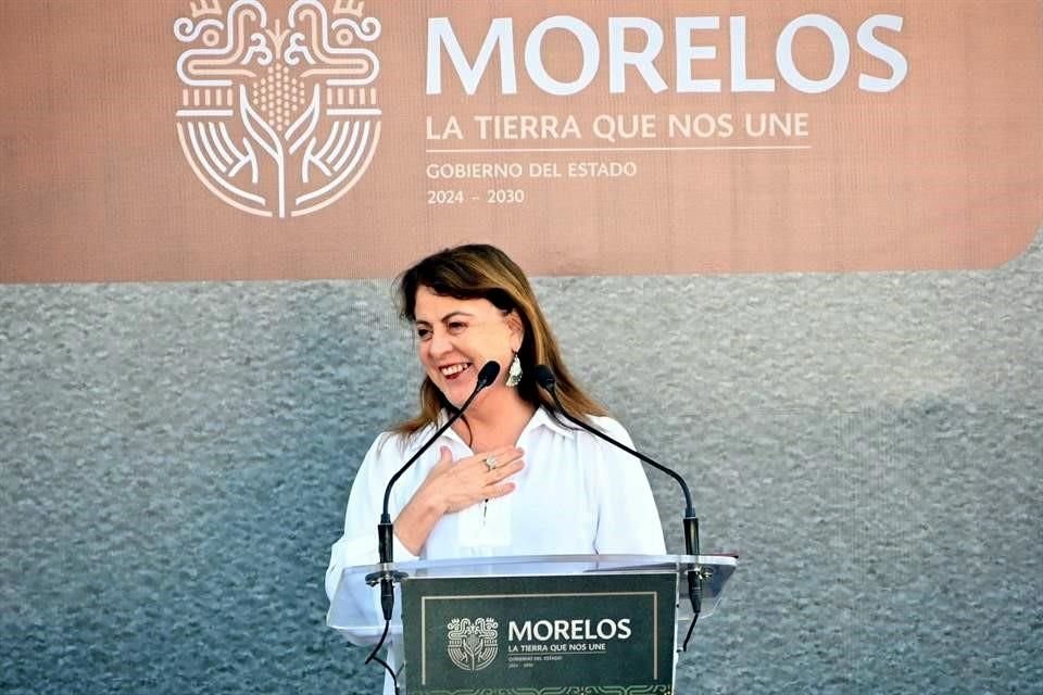 La Gobernadora de Morelos, Margarita González Saravia confió en tener el respaldo de todas las bancadas sobre el impuesto a plataformas como Airbnb.